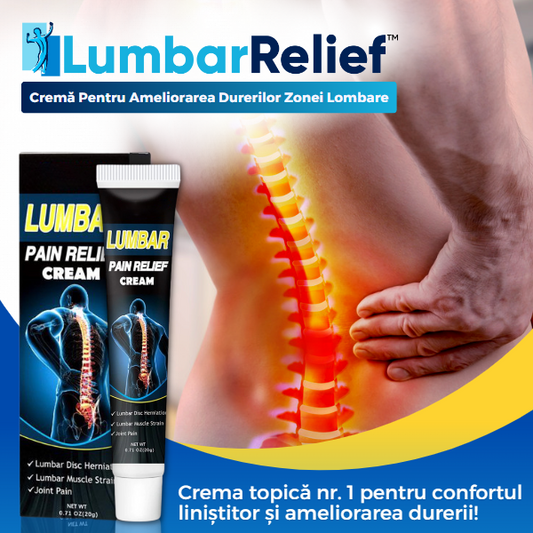 LumbarRelief™ Cremă Pentru Ameliorarea Durerilor Zonei Lombare